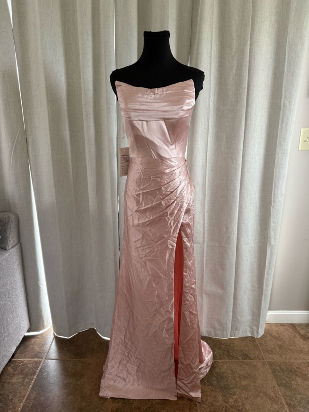Blush Pink Prom/Formal Dress Size 4 NWT